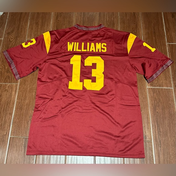 Caleb Williams USC Trojans Cardinal Jersey Size S-L - Picture 7 of 9